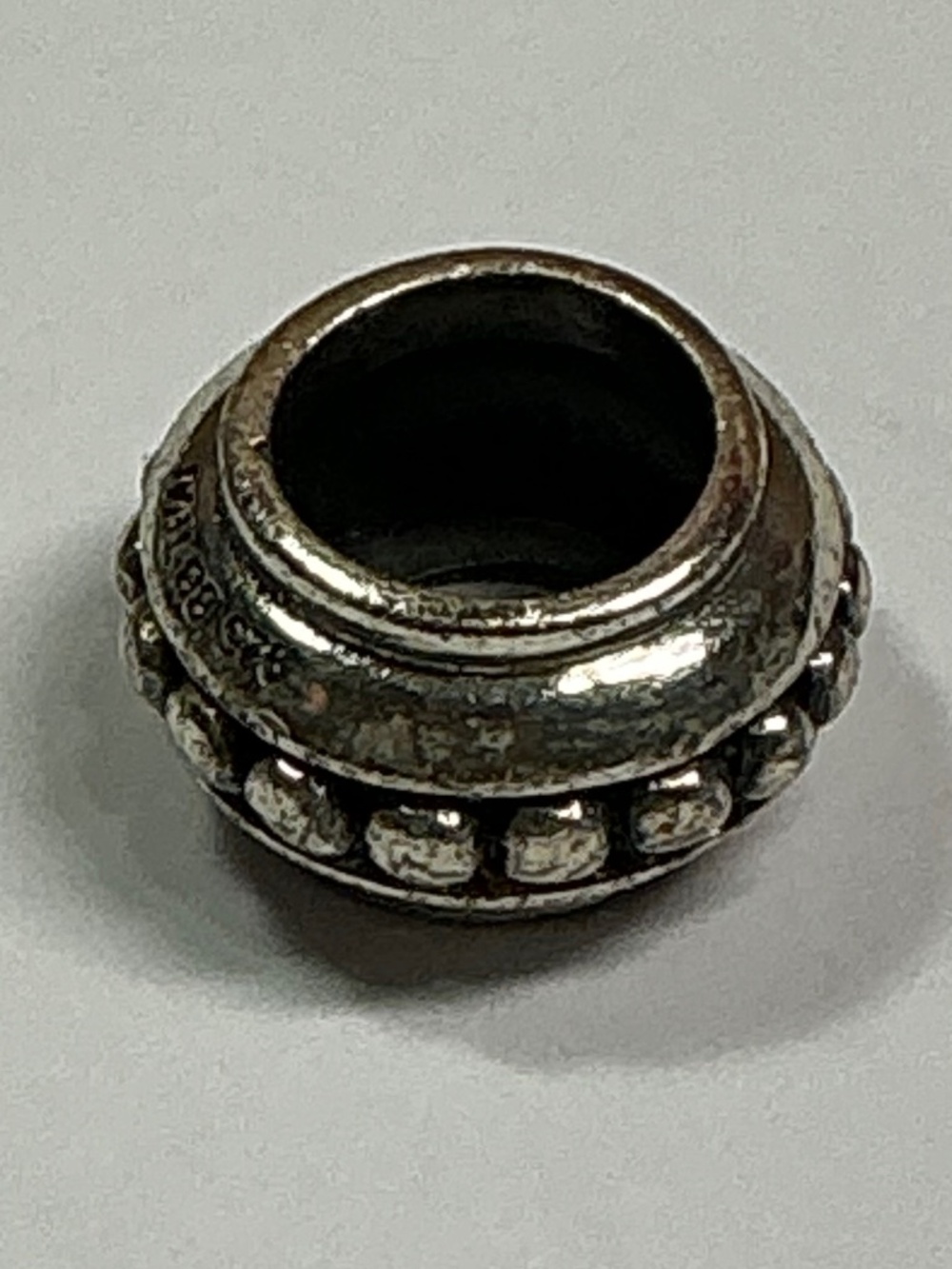 IBB Sterling Silver Beaded Spacer Charm